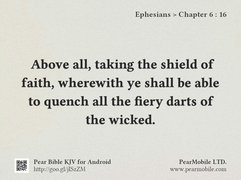 Ephesians, Chapter 6:16